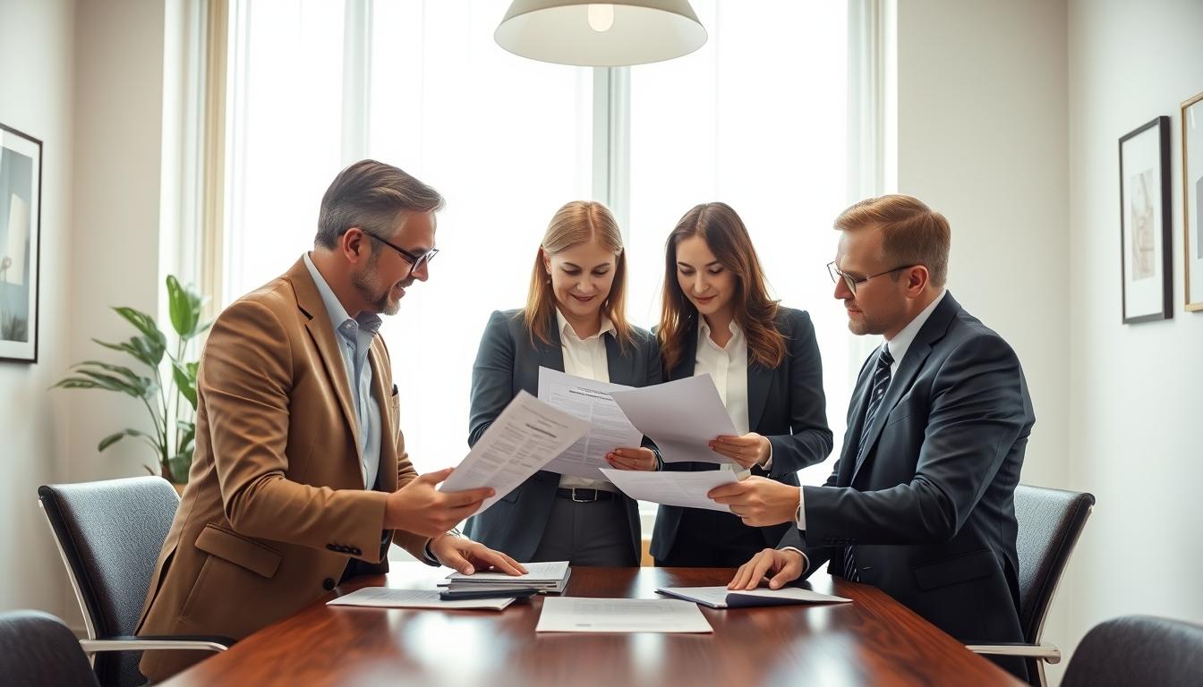 Family elder care planning discussion